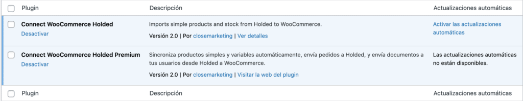 Connect Woocommerce Holded Premium