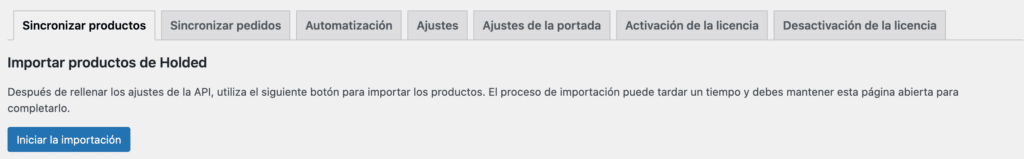 Connect Woocommerce Holded Sincronizacion